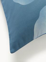 Cotton Sateen Duvet Cover Marino with Floral Print - thumbnail 6