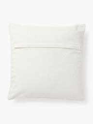 Embroidered Cotton Cushion Cover Vahid with a High-Low Texture - thumbnail 3