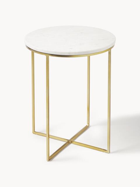 Round Marble Side Table Alys - image 1