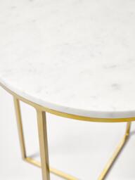 Round Marble Side Table Alys - thumbnail 5