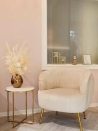 Round Marble Side Table Alys - thumbnail 2
