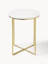 Round Marble Side Table Alys - thumbnail 3