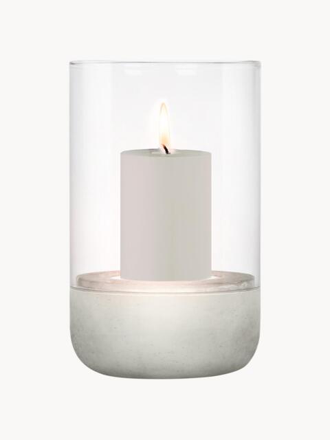 Glass Candle Holder Calma, H 20 cm