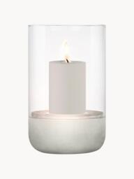 Glass Candle Holder Calma, H 20 cm