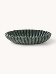 Handmade Oval Decorative Marble Bowl Santorini, W 35 cm