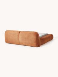 Upholstered Teddy Bouclé Bed Wolke with Storage - thumbnail 2