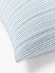 Washed Linen Duvet Cover Telma with Stripes - thumbnail 6