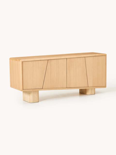 Wooden Sideboard Tundra with Travertine Legs - image 1