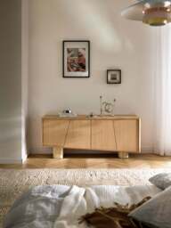Wooden Sideboard Tundra with Travertine Legs - thumbnail 9