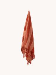 Striped Throw Frello with Fringes - thumbnail 3