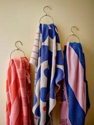 Striped Throw Frello with Fringes - thumbnail 5