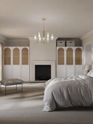 Modular Hinged Door Wardrobe Jeanne, 50 cm Wide, in various sizes - thumbnail 2