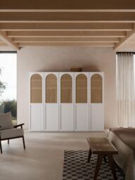 Modular Hinged Door Wardrobe Jeanne, 50 cm Wide, in various sizes - thumbnail 8