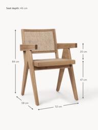 Dining Chair Sissi with Viennese Wickerwork - thumbnail 9