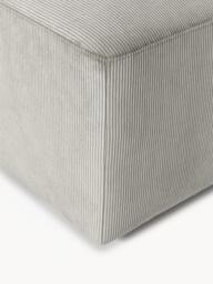 Corduroy XL Ottoman Melva, W 116 x D 72 cm - thumbnail 5