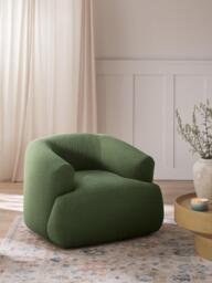 Bouclé Armchair Sofia - thumbnail 2