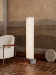 Dimmable LED Floor Lamp Unbound with Marble Base, in various sizes - thumbnail 2