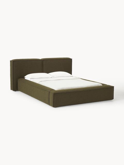 Upholstered Bouclé Bed Lennon
