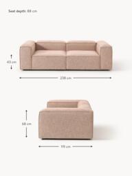 Linen Blend Modular Sofa Lennon (3-seater) - thumbnail 9