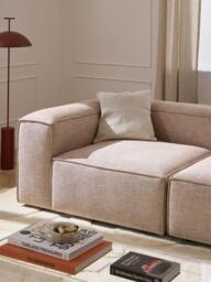 Linen Blend Modular Sofa Lennon (3-seater) - thumbnail 8
