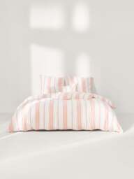 Cotton Percale Duvet Cover Hildy - thumbnail 2