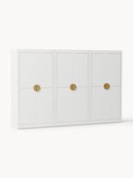 Modular Hinged Door Wardrobe Denise, 300 cm Wide, in various sizes - thumbnail 1