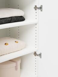 Modular Hinged Door Wardrobe Denise, 300 cm Wide, in various sizes - thumbnail 7