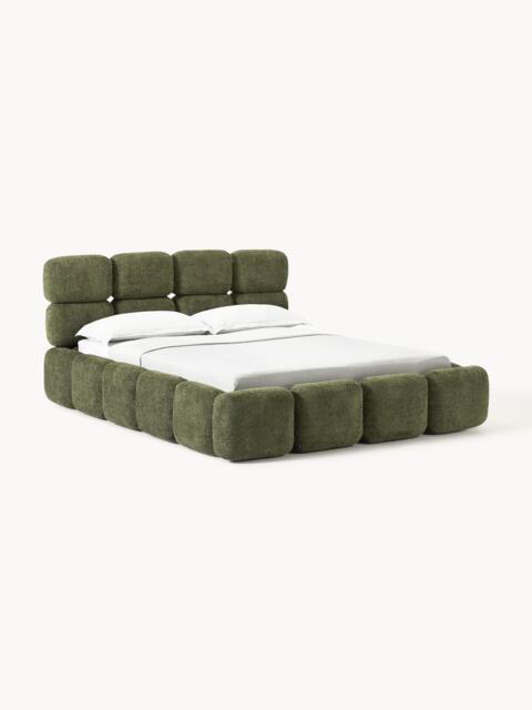 Upholstered Teddy Bouclé Bed Tayla - image 1