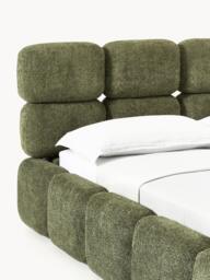 Upholstered Teddy Bouclé Bed Tayla - thumbnail 6