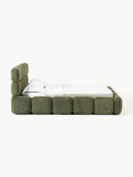 Upholstered Teddy Bouclé Bed Tayla - thumbnail 4