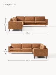 XL Leather Corner Sofa Hunter - thumbnail 9