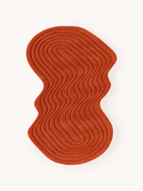 Organic-Shaped Hand-Tufted Wool Rug Aliza - image 1