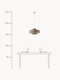 Large Linen Thread Pendant Light Lace - thumbnail 8