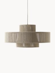 Large Linen Thread Pendant Light Lace - thumbnail 1
