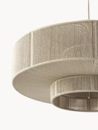 Large Linen Thread Pendant Light Lace - thumbnail 5