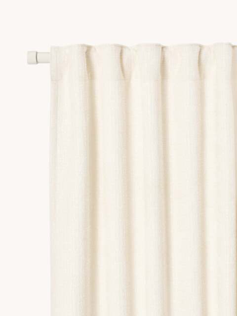 Opaque Multi-Band Curtains Karlin, Set of 2, W 135 cm - image 1
