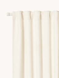 Opaque Multi-Band Curtains Karlin, Set of 2, W 135 cm - thumbnail 1