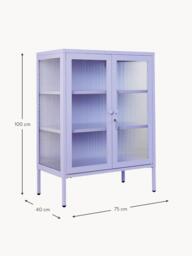 Metal Display Cabinet The Mixer with Ribbed Glass - thumbnail 8