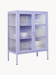 Metal Display Cabinet The Mixer with Ribbed Glass - thumbnail 3