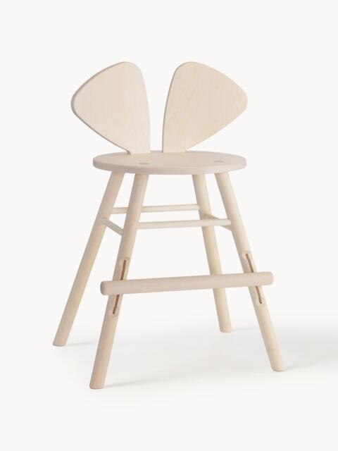 Kids Oak Wood High Chair Mouse Junior - image 1