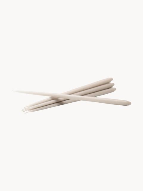 Dinner Candles Stoff Nagel, Set of 6