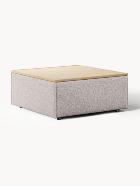 Bouclé Ottoman Lennon with Storage - image 1