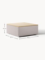 Bouclé Ottoman Lennon with Storage - thumbnail 7