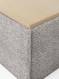 Bouclé Ottoman Lennon with Storage - thumbnail 5