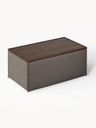 Bouclé Ottoman Lennon with Storage - thumbnail 3