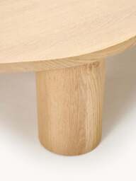 XL Oak Wood Coffee Table Didi in Organic Shape - thumbnail 4