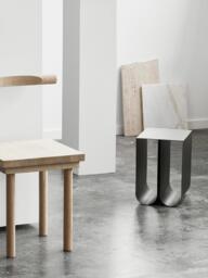 Metal Side Table Curved - thumbnail 5
