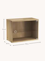 Display Cabinet String System with Swing Glass Door, W 58 x D 30 cm - thumbnail 3