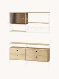 Display Cabinet String System with Swing Glass Door, W 58 x D 30 cm - thumbnail 2