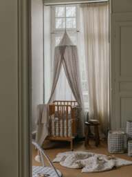 Cotton Bed Canopy Sky Blue - thumbnail 3